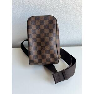 Authentic Louis Vuitton Damier Ebene Geronimos Bum Bag